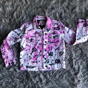 Graffiti Jean Jacket